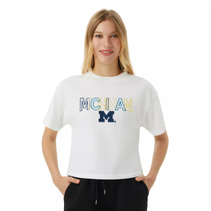 Concepts Sport Concepts Sport Women's Michigan Wolverines White T-Shirt, Small - $49.99 at DICK'S Sporting Goods