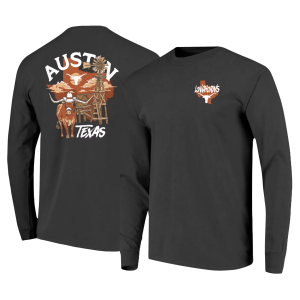 Image One Image One Men's Texas Longhorns Graphite Landscape Mascot Long Sleeve Shirt, Small, Gray - $44.99 at DICK'S Sporting Goods