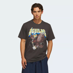 adidas Men's Club America 2026 Band T-Shirt, Large, Black