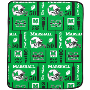 Pegasus Sports Marshall Thundering Herd Promo Blanket, Green