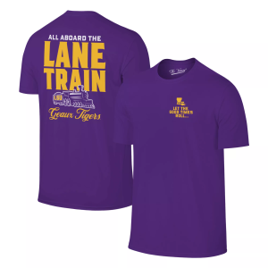 Original Retro Brand Original Retro Brand Adult LSU Tigers Lane Train T-Shirt, Men's, XXL, Purple - $37.99 at DICK'S Sporting Goods