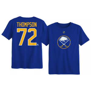 NHL Boys' Buffalo Sabres Tage Thompson #72 Rush Blue T-Shirt, Size 4