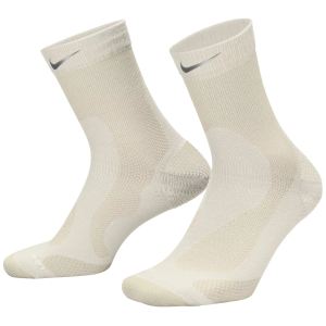 Nike Running Unisex Micro-Crew Socks (1 Pair), Men's, Large, Phantom/Lt Khaki