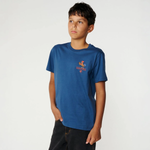 Rip Curl Boys' Surfing Rooster Graphic Tee, Size 8, Light Navy