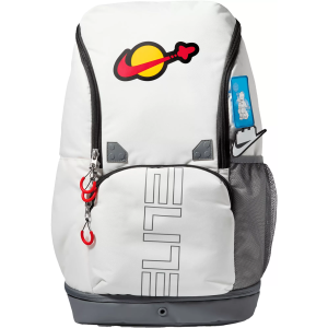Nike Varsity Elite Backpack (32L), Men's, Sail/Smoke Grey/Rush Red