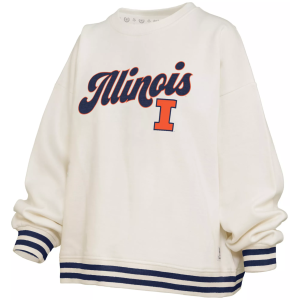 Pressbox Pressbox Women's Illinois Fighting Illini White Chenille Crewneck Sweatshirt, Medium - $89.99 at DICK'S Sporting Goods