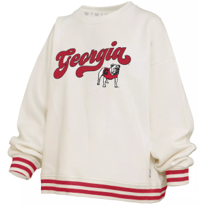 Pressbox Pressbox Women's Georgia Bulldogs White Chenille Crewneck Sweatshirt, Small - $89.99 at DICK'S Sporting Goods
