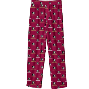 Gen2 Youth Florida State Seminoles Garnet Sleep Pants, Small, Red