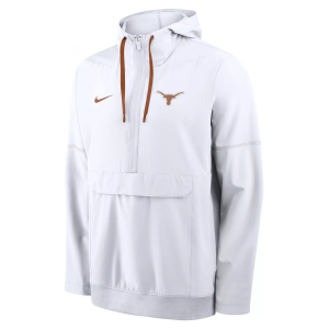 Nike Adult Texas Longhorns Anorak Jacket, Men's, Small, White
