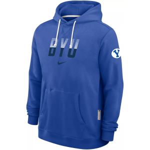 Nike Men's BYU Cougars Dri-Fit Hoodie, Small, Blue