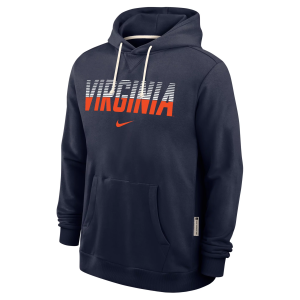 Nike Men's Virginia Cavaliers Dri-Fit Hoodie, XXL, Blue