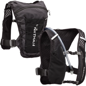 Nathan QuickStart 3.0 6 Liter Hydration Pack, Black/Reflective Silver