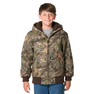 Carhartt Carhartt Boys' Insulated Canvas Camo Active Jacket, XL, Mossy Oak Dna Print - $99.99 at DICK'S Sporting Goods