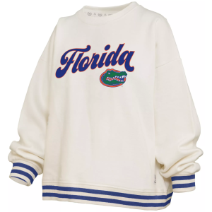 Pressbox Pressbox Women's Florida Gators White Chenille Crewneck Sweatshirt, Small - $89.99 at DICK'S Sporting Goods