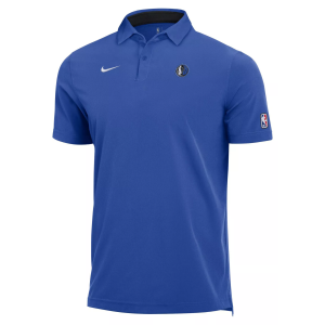 Nike Men's Dallas Mavericks Blue Staff Polo, Medium
