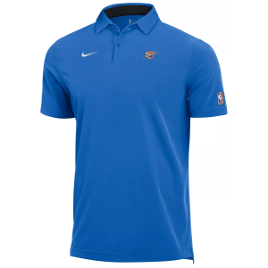 Nike Men's Oklahoma City Thunder Blue Staff Polo, Small