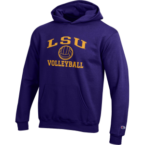 Champion Champion Youth LSU Tigers Eco Powerblend Volleyball Hoodie, Small, Purple - $59.99 at DICK'S Sporting Goods