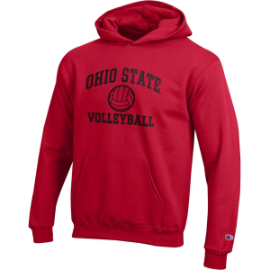 Champion Champion Youth Ohio State Buckeyes Eco Powerblend Volleyball Hoodie, Medium, Red - $59.99 at DICK'S Sporting Goods