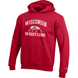 Champion Champion Youth Wisconsin Badgers Eco Powerblend Wrestling Hoodie, Small, Red - $59.99 at DICK'S Sporting Goods