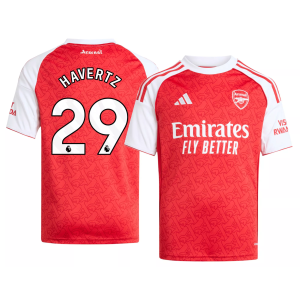 adidas Youth Arsenal Kai Havertz #29 2025 Red Home Replica Jersey, Small