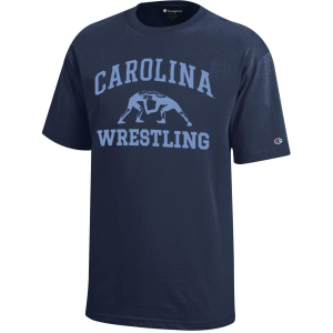 Champion Youth Carolina Tar Heels Jersey Wrestling T-Shirt, Medium, Blue