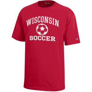 Champion Champion Youth Wisconsin Badgers Jersey Soccer T-Shirt, Small, Red - $34.99 at DICK'S Sporting Goods