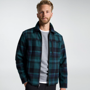 Vrst VRST Men's Yarn-Dye Twill Jacket, Small, June Bug Highland Plaid - $128.00 at DICK'S Sporting Goods