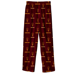 Outerstuff Youth Arizona State Sun Devils Sleep Pants, Small, Red