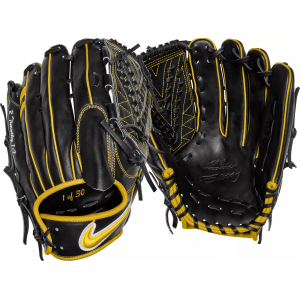 Nike Nike 12.75" Paul Skenes SHA|DO Elite Series Glove, Men's, Black/Amarillo - $675.00 at DICK'S Sporting Goods