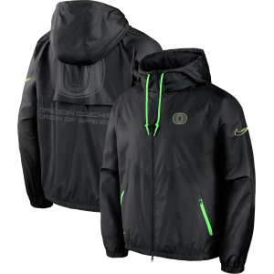 Nike Men's Oregon Ducks Origins of Speed Jacket, Large, Black