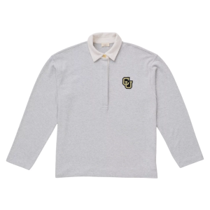 Faherty Faherty Women's Colorado Buffaloes Legend Long Sleeve Polo, Medium, Gray - $198.00 at DICK'S Sporting Goods