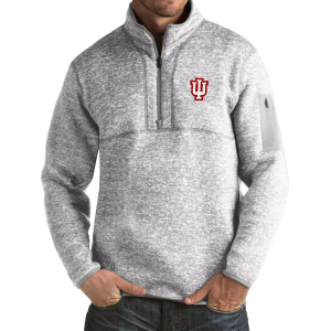 Antigua Antigua Men's Indiana Hoosiers Grey Fortune Pullover Jacket, Small, Team - $119.99 at DICK'S Sporting Goods
