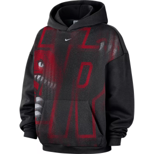 Nike Adult Toronto Raptors Worn With Obsession Standard Issue Therma Fleece Icon Hoodie, Men's, Medium, Black