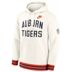 Nike Men's Auburn Tigers Legacy Twill Hoodie, Small, Blue
