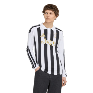 adidas Adult Juventus 2026 White Home Replica Long Sleeve Jersey, Men's, Small