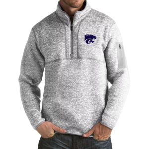Antigua Antigua Men's Kansas State Wildcats Grey Fortune Pullover Jacket, Small, Team - $119.99 at DICK'S Sporting Goods
