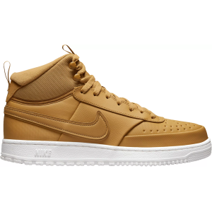 Nike Men's Court Vision Mid Winter Shoes, Size 7, Infinite Gold/Sail