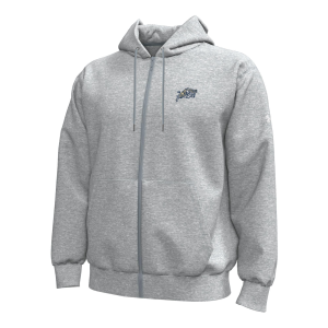 Under Armour Men's Navy Midshipmen Grey Icon Fleece Full-Zip Hoodie, XXL, Gray