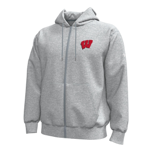 Under Armour Under Armour Men's Wisconsin Badgers Grey Icon Fleece Full-Zip Hoodie, XXL, Gray - $104.99 at DICK'S Sporting Goods