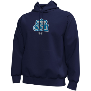 Under Armour Men's Old Dominion Monarchs Blue Icon Fleece Hoodie, Small