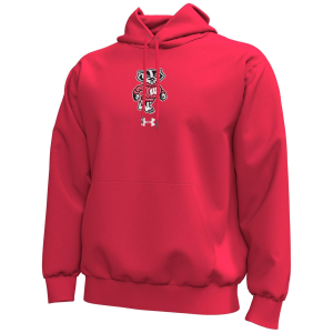 Under Armour Under Armour Men's Wisconsin Badgers Red Icon Fleece Hoodie, XL - $94.99 at DICK'S Sporting Goods