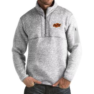 Antigua Antigua Men's Oklahoma State Cowboys Grey Fortune Pullover Jacket, Small, Team - $119.99 at DICK'S Sporting Goods