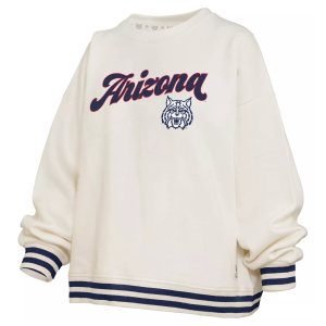 Pressbox Pressbox Women's Arizona Wildcats White Chenille Crewneck Sweatshirt, Small - $89.99 at DICK'S Sporting Goods