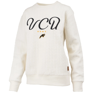 Pressbox Pressbox Women's VCU Rams Textured Crewneck Sweatshirt, Small, White - $89.99 at DICK'S Sporting Goods