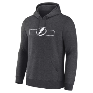 Fanatics NHL Men's Tampa Bay Lightning Charcoal Heather Rink Primary Fleece Pullover Hoodie, Small, Gray - $85.00 at DICK'S Sporting Goods