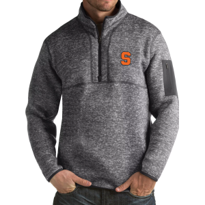 Antigua Antigua Men's Syracuse Orange Grey Fortune Pullover Jacket, Small, Team - $119.99 at DICK'S Sporting Goods