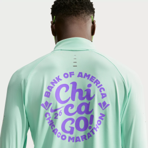 Nike Nike Men's Stride Dri-FIT Half Zip Mid Layer, Large, Arctic Green - $70.00 at DICK'S Sporting Goods