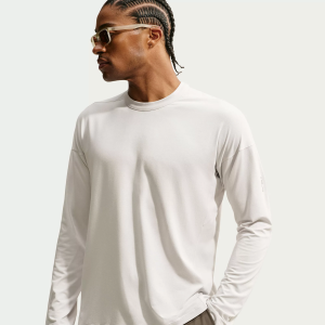 Nike Men's 24.7 ImpossiblySoft Light Dri-FIT Long-Sleeve Top, Large, Lt Orewood Brown