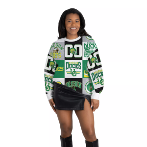 Gameday Couture Gameday Couture Women's Oregon Ducks All Over Print Crewneck Sweatshirt, Small, White - $69.99 at DICK'S Sporting Goods