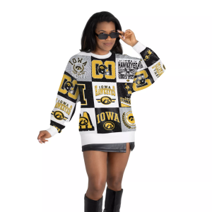 Gameday Couture Gameday Couture Women's Iowa Hawkeyes All Over Print Crewneck Sweatshirt, Small, White - $69.99 at DICK'S Sporting Goods